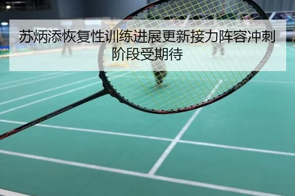 苏炳添恢复性训练进展更新接力阵容冲刺阶段受期待